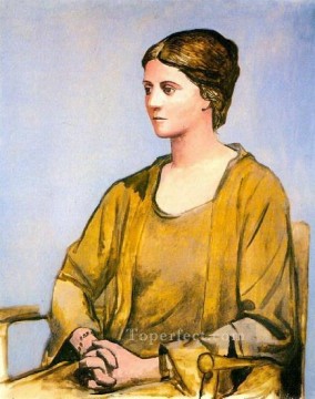 Retrato de Olga 5 1921 Pablo Picasso Pinturas al óleo